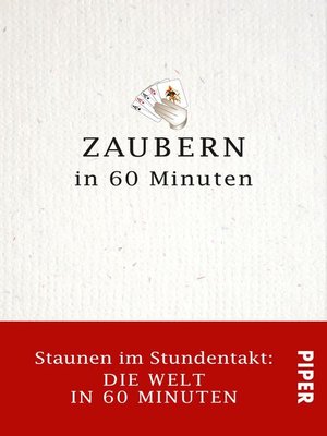cover image of Zaubern in 60 Minuten